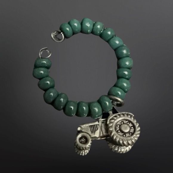 Farming Handyman Charms Saw Hammer Overalls & Tractor - Picture 3 of 7